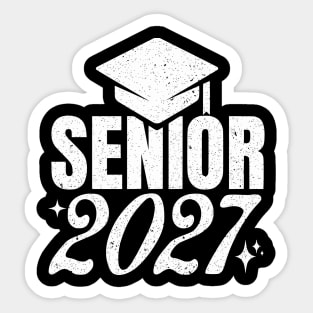 Senior - 2027 - Graduation - Class - of - 2027 - Retro Sticker
